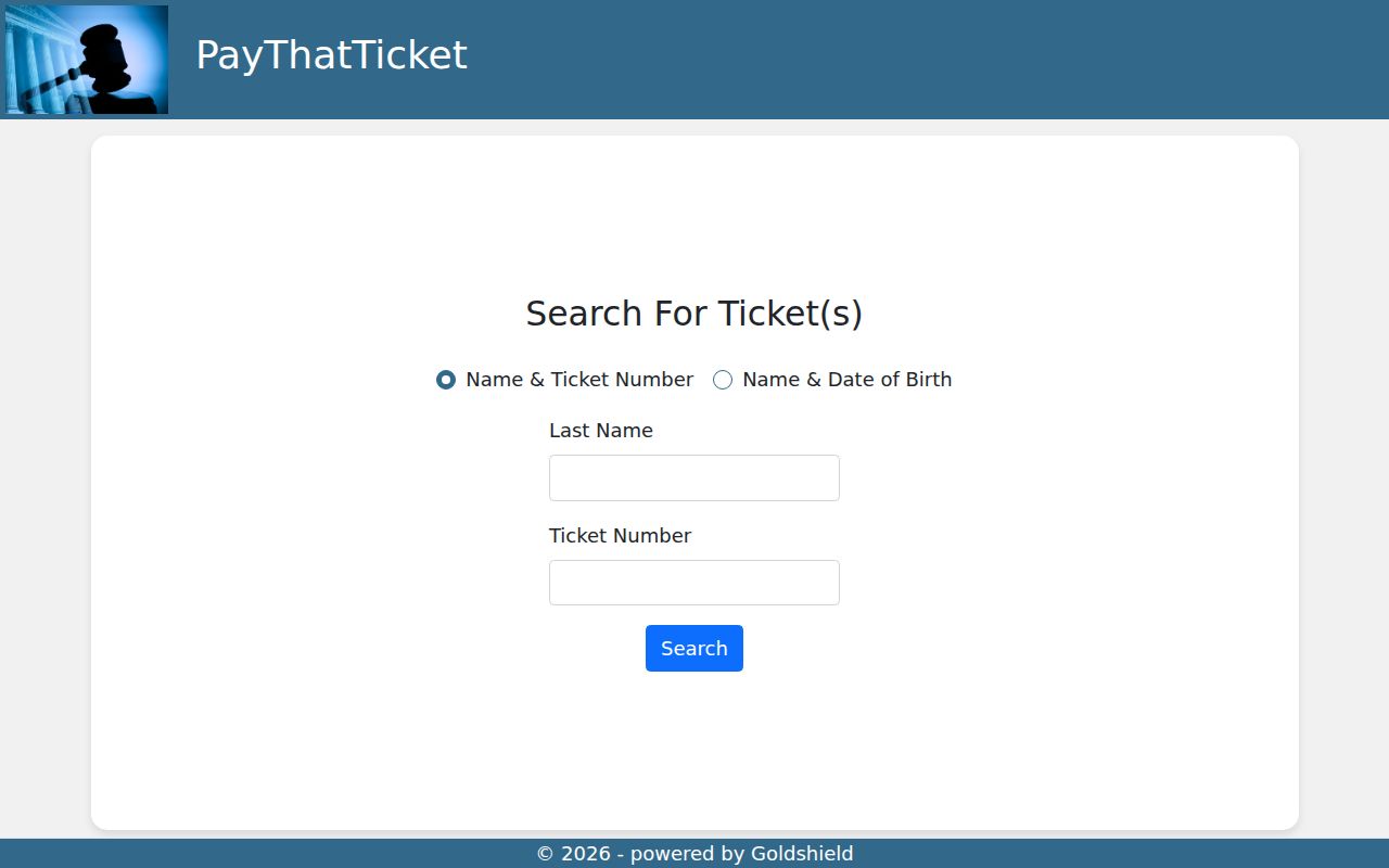 Lamar criminal records ticket search interface